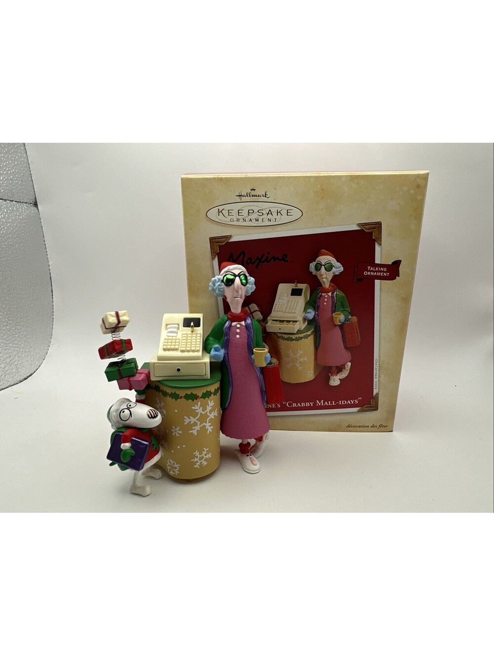 Hallmark Keepsake Ornament ~ Maxine’s “Crabby Mall-idays” 2004 ~ Open Box